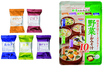 野菜のおみそ汁5種アソート